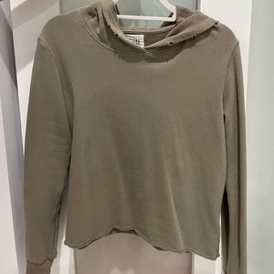 Nation LTD Distressed Looking Sweatshirt (Army Green-ish , Grey-ish)